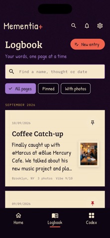 Mementia: Journal & Codex Screenshot 6 of 10