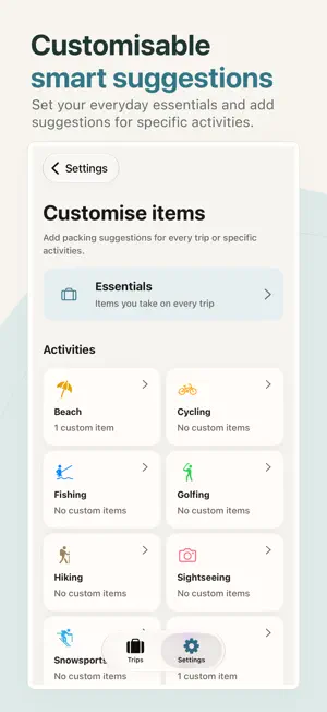 Packlet - Travel Checklist screenshot 4