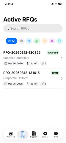 OpenRFQ – RFQ Sourcing Screenshot 2 of 10