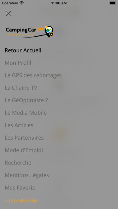 CampingCarTV Screenshot