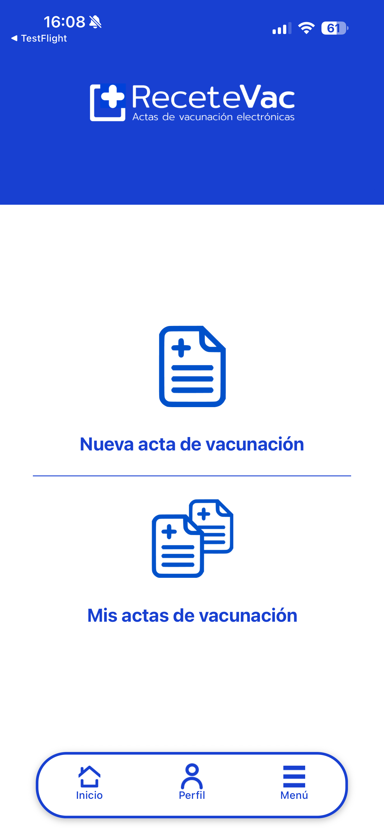 Recetevac screenshot 2