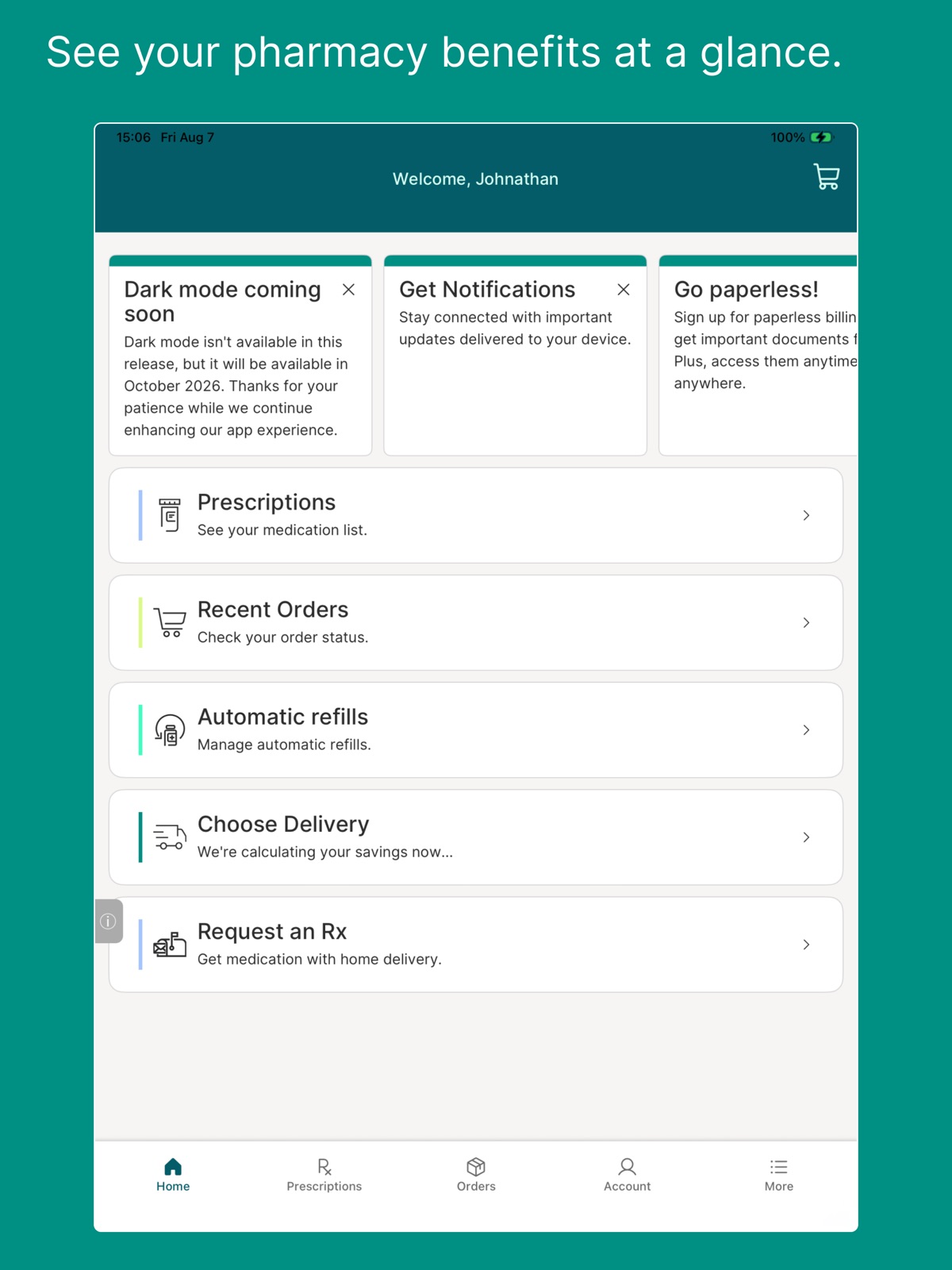 Express Scripts ipad screenshot 3