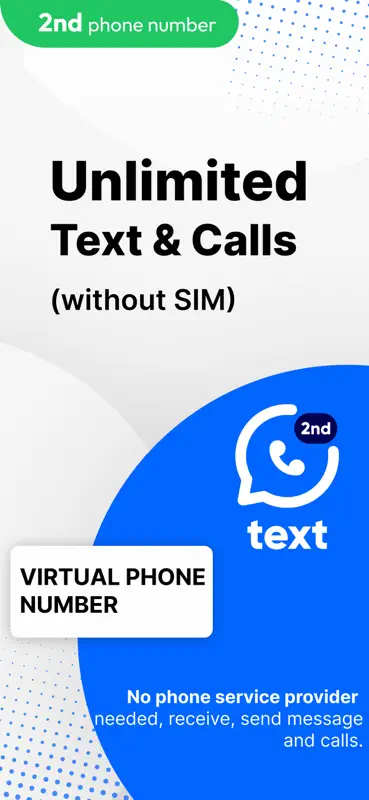Text Call: Second Phone Number screenshot 1 of 6