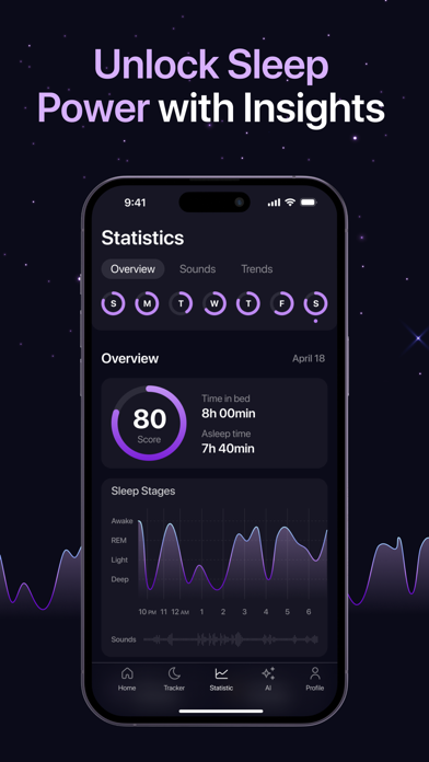 Nighty Night: AI Sleep Tracker Screenshot