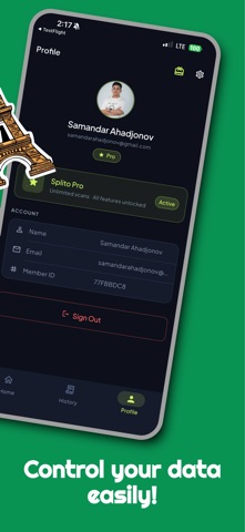 Splito AI screenshot