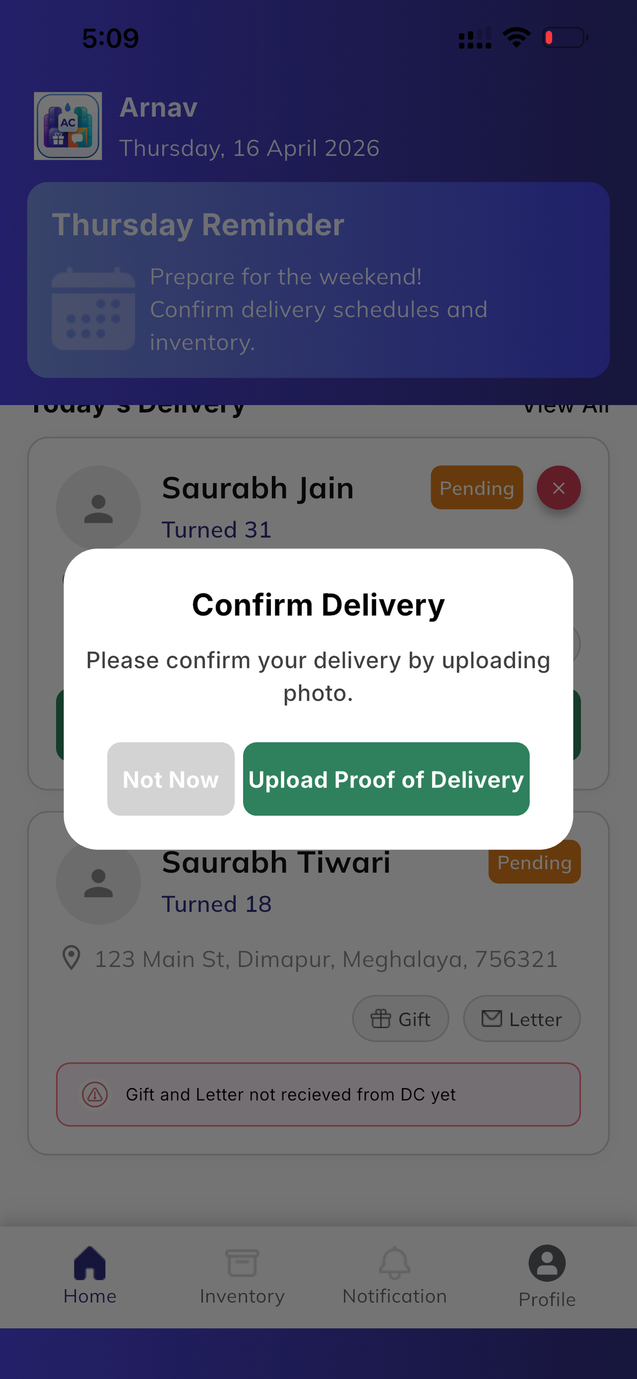 Assembly Coordinator App