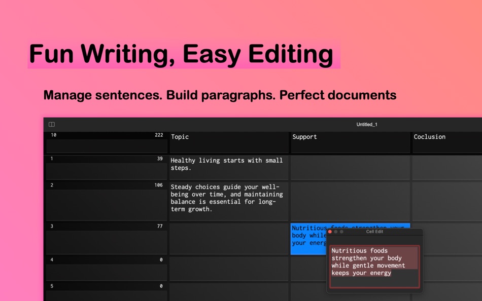 #2. DraftWriter (macOS) Ved: shimizu kazuyuki