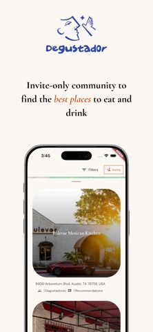 Degustador iPhone screenshot