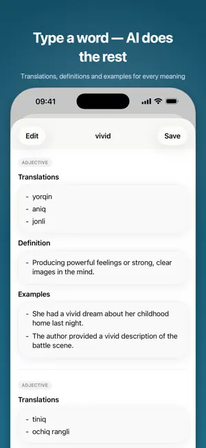 Volex AI: Vocabulary Builder screenshot 2