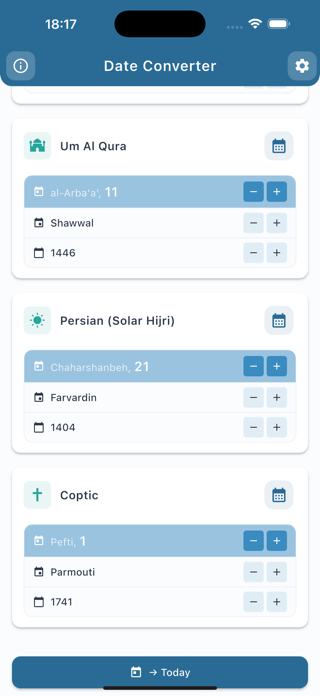 Date Converter: Calendars Screenshot 2 of 7