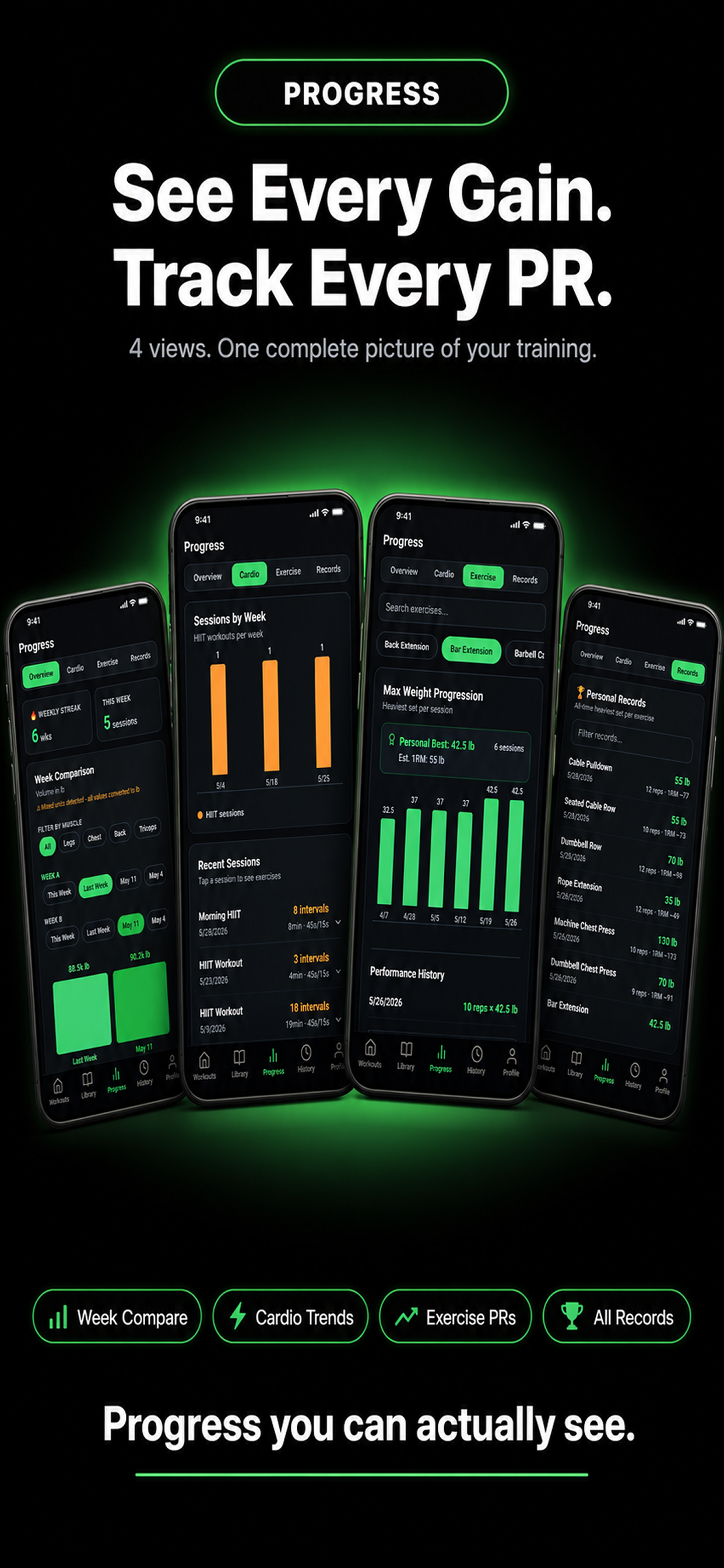 FitTrack: Gym & HIIT Log screenshot 9