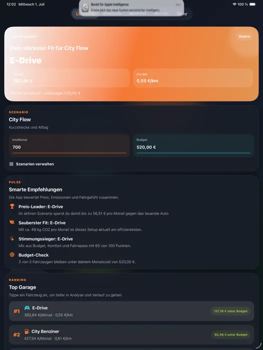 CarCalc Pro: Autokosten — iPad Screenshot 2
