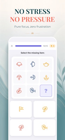 Brainpulse: Brain Training iPhone screenshot