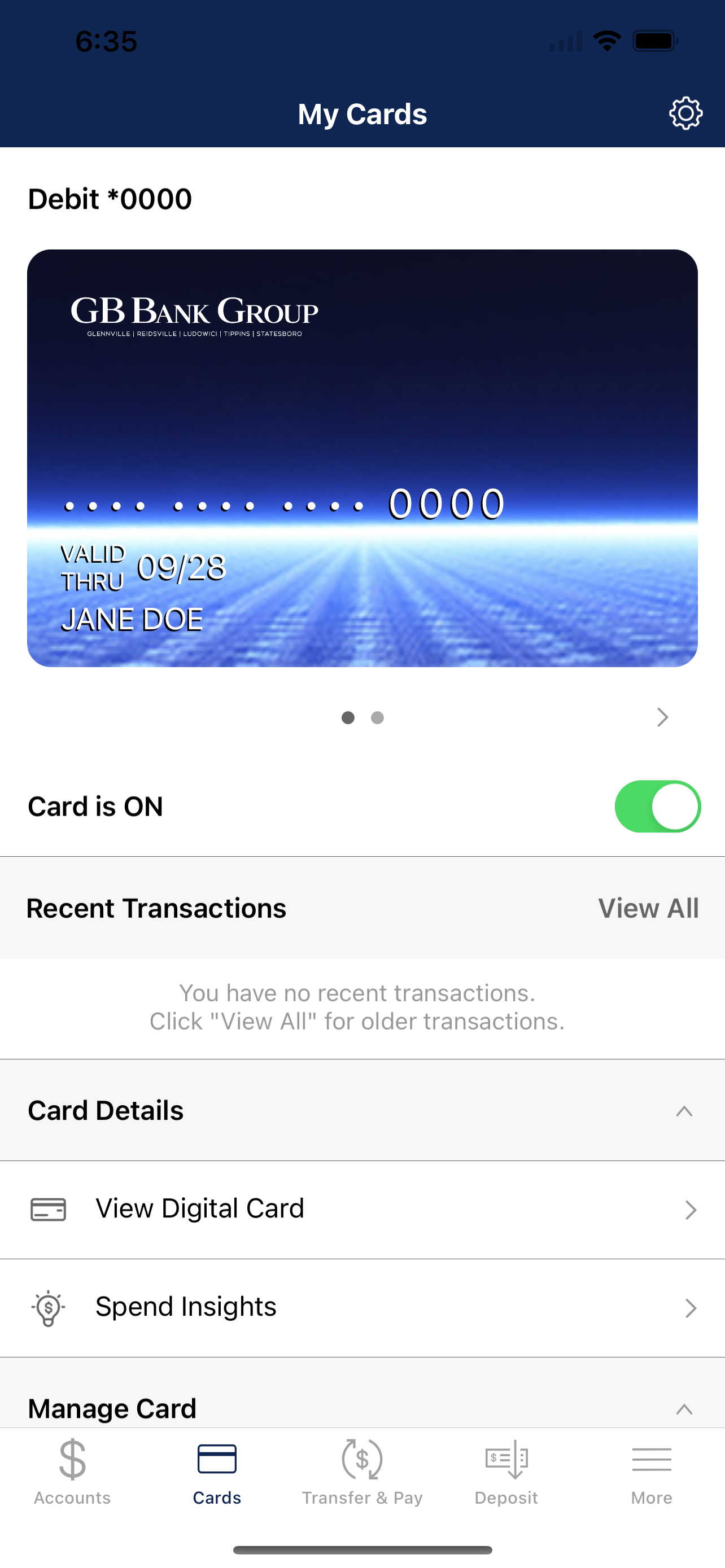 GB Bank Group screenshot 6