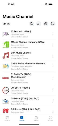 IPTV Cast iPhone Screenshot 1