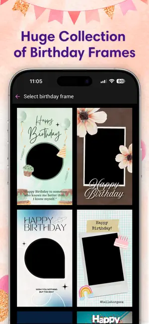 Birthday Videos Maker app screenshot 4