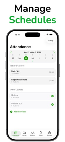 Attendance Tracker screenshot