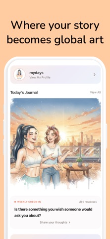 Re:feel - AI Mood Journal&Feed iPhone screenshot