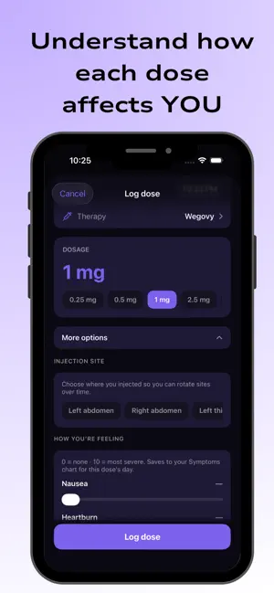Pepio: Peptide GLP-1 Tracker screenshot 2