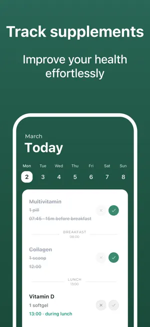 Supplement Tracker SuppleTrack screenshot 1