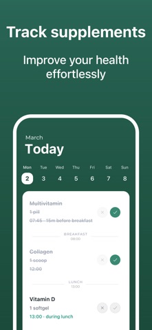 Supplement Tracker SuppleTrack Screenshot 1 of 5