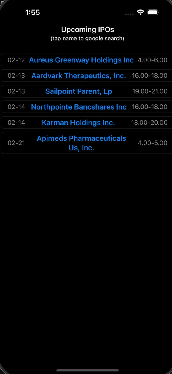 #1. IPOWidget (iOS) di: Micah Kimel