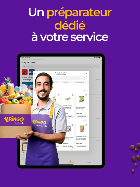Bringo by Carrefour Maroc iPad screenshot 3 - Shopping app