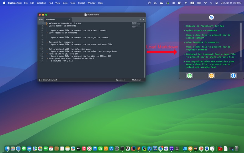 App screenshot