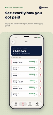 Postalist screenshot