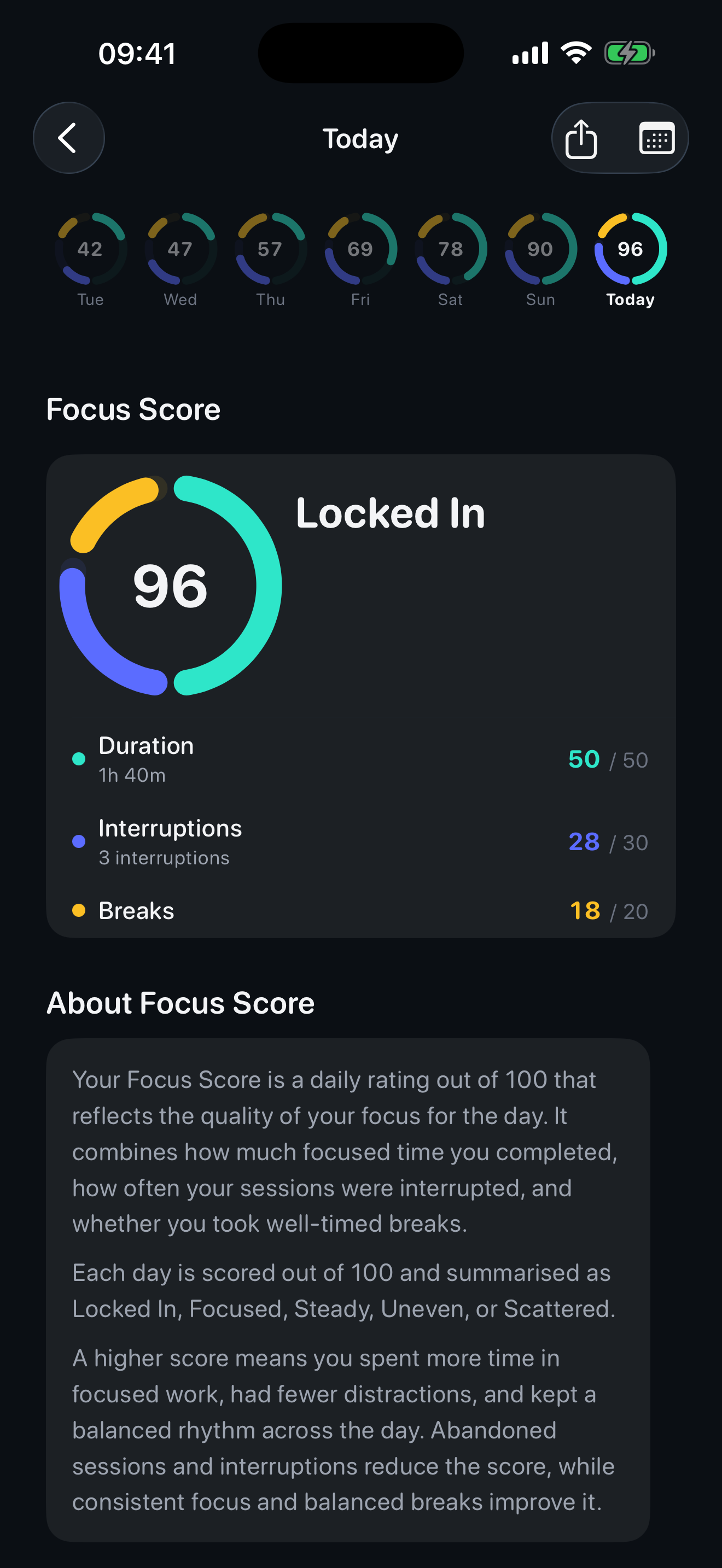 Deep: Focus Trainer & Timer screenshot 3