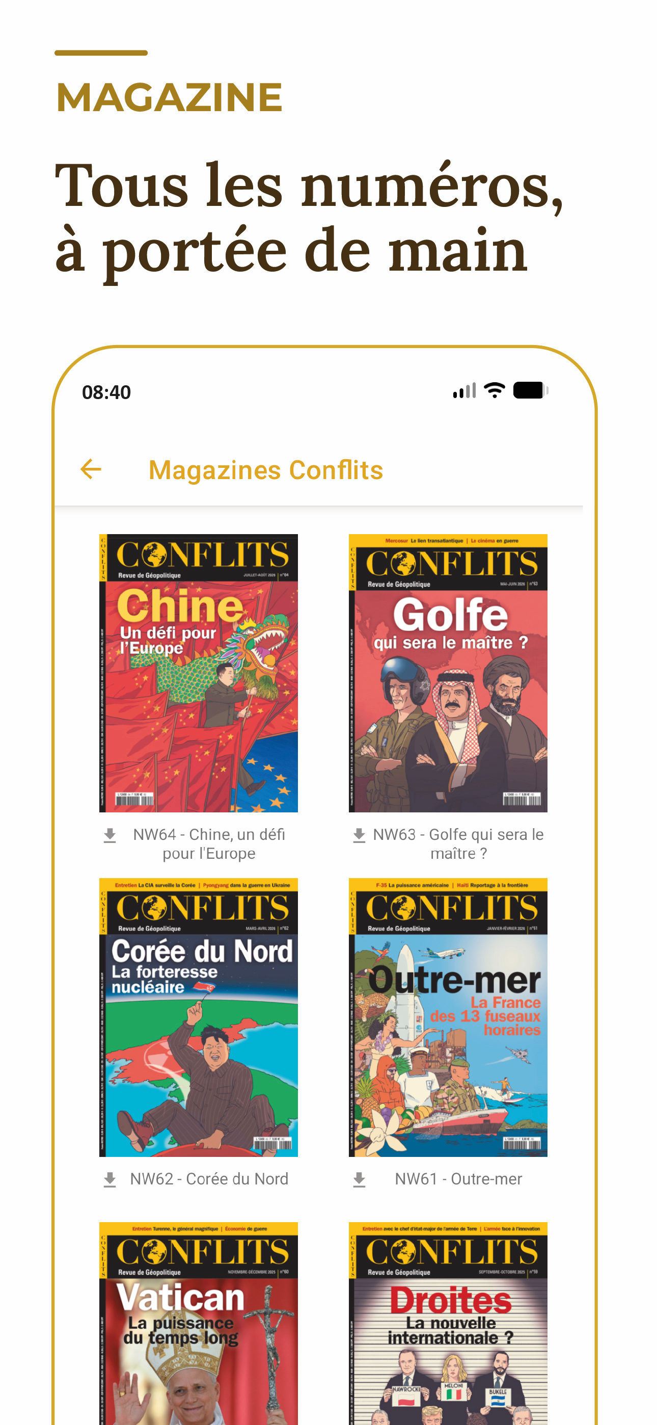 Revue Conflits screenshot 2