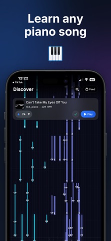 Keys - Play Any Song on Piano iPhone screenshot 1