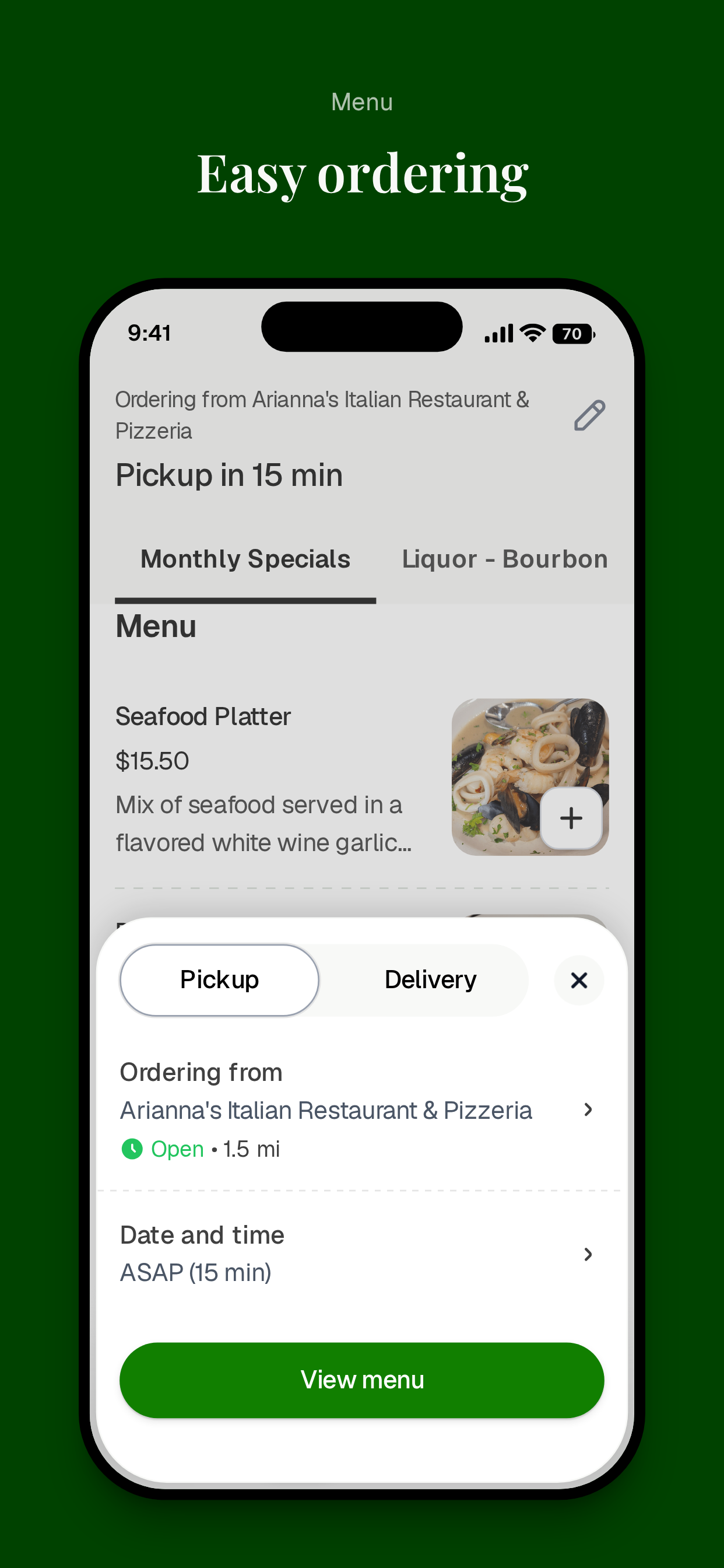 Arianna's Italian Restaurant