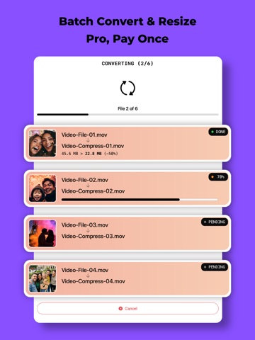 All Media Converter Compress iPad screenshot