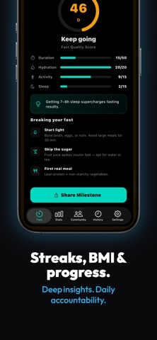 FastFlow: 16:8 Fasting Tracker Screenshot 6 of 8