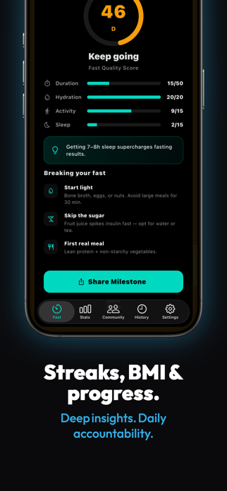 FastFlow: 16:8 Fasting Tracker Screenshot 6 of 8