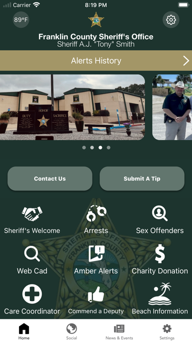 Franklin County Sheriff (FL) Screenshot
