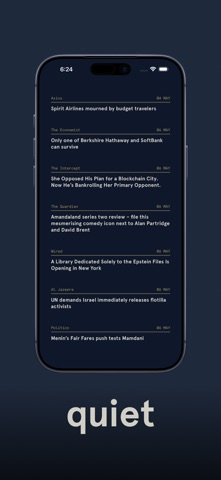 Briefly: Minimalist News screenshot