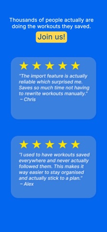 Stashd - Workout Manager Screenshot 7 of 7