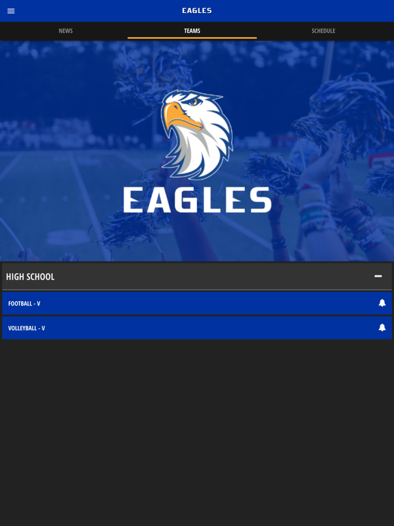 Jackson Christian Eagles iPad screenshot 3 - Sports app