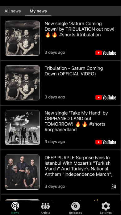 scream4me - Heavy Metal news Screenshot