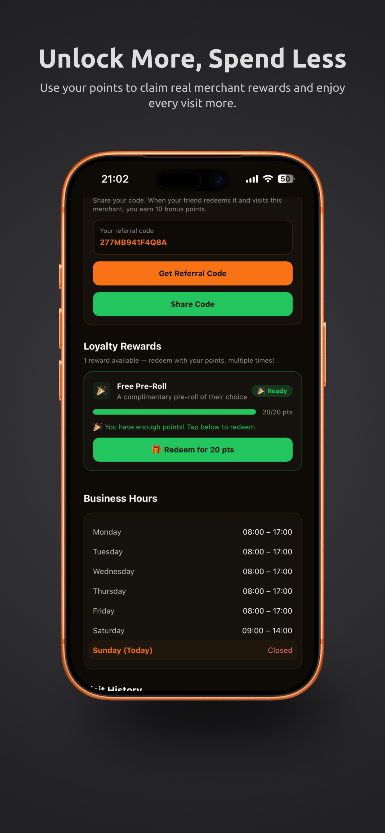Lupp Rewards Customer