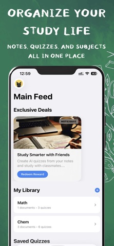 Note2Quiz: AI Quiz Generator iPhone screenshot