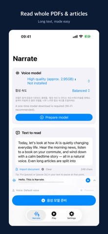 Narrate - My Voice Screenshot 5 of 9