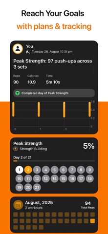 Pushups: Plans, Tracking Screenshot 3 of 10