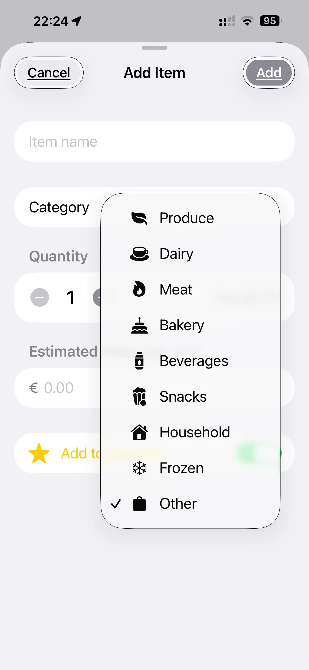 #9. Chroma Shop List (iOS) Av: Gianfranco Antenucci
