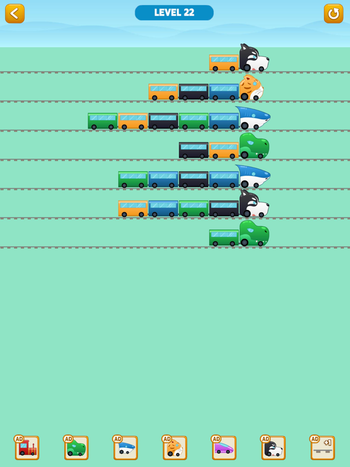 Color Train Sort Puzzle