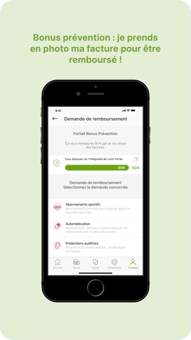 Mutuelle MGEN Espace personnel Screenshot