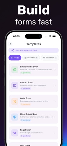 Form Maker for Google Forms iPhone screenshot