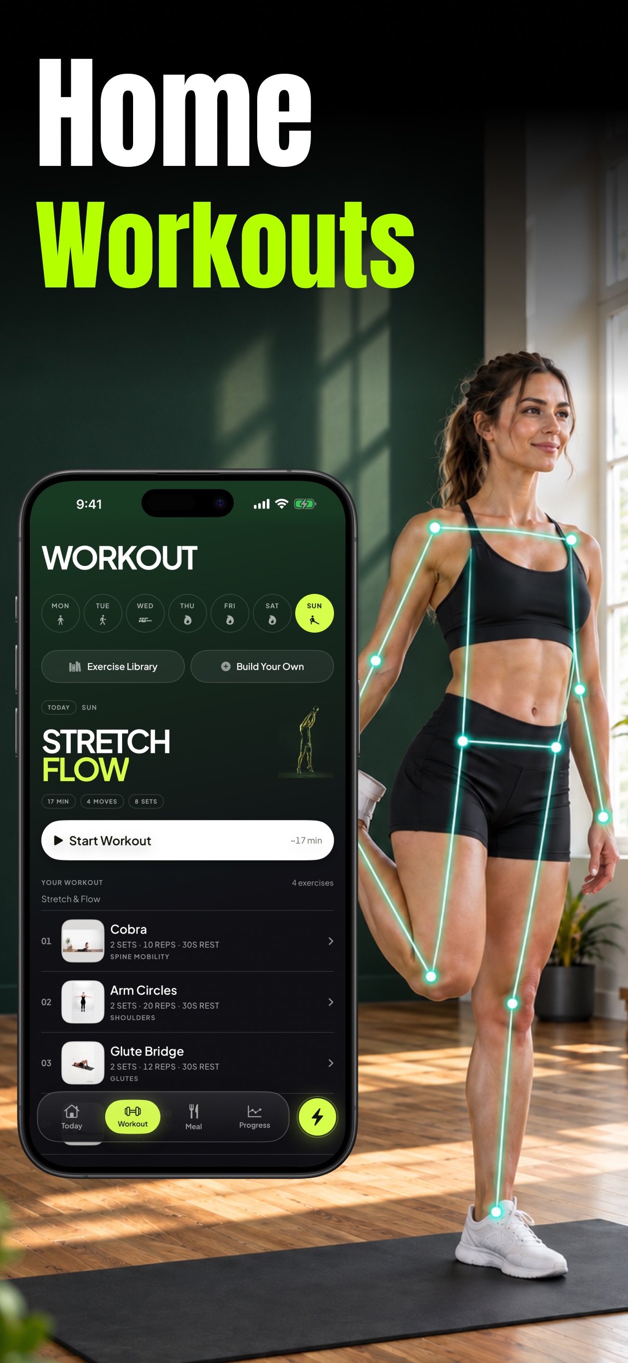 Screenshot 3 of HealthFit: Lazy Home Workout